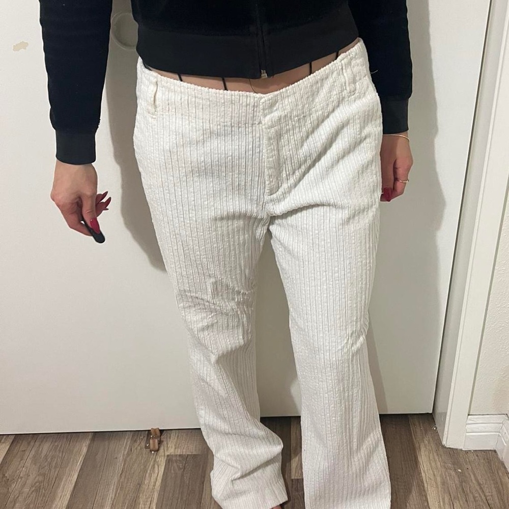 Banana Republic Women’s corduroy white pants size 8